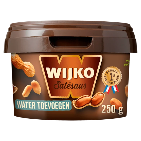 Wijko Satésaus geconcentreerd
