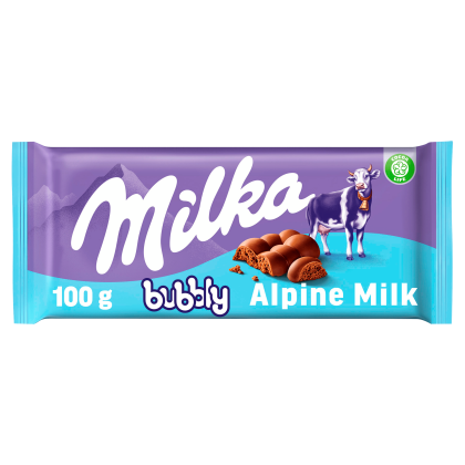 Chocoladereep bubbly Alpenmelk