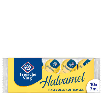 Halvamel Koffiemelk cups