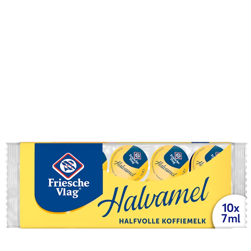 Friesche Vlag Halvamel Koffiemelk cups