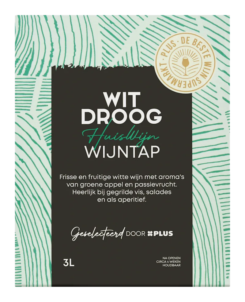 PLUS Huiswijn Wit droog wijntap