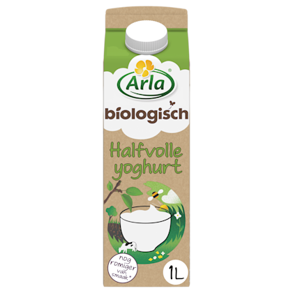 Biologisch milde halfvolle yoghurt