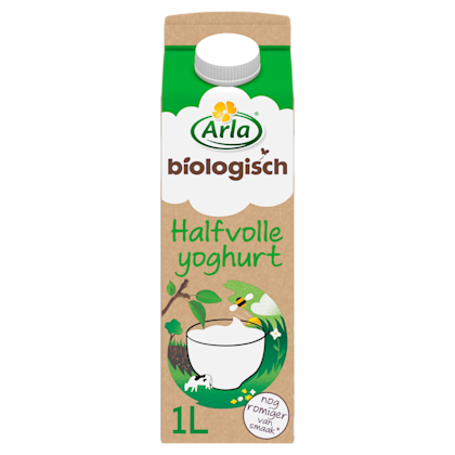 Biologisch milde halfvolle yoghurt
