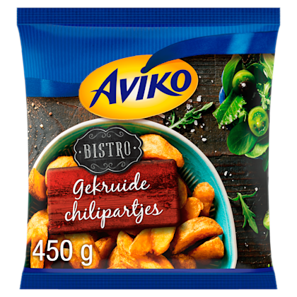 Gekruide Aardappel Chili Partjes
