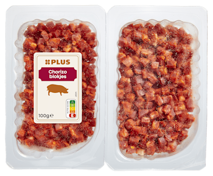 Chorizo blokjes