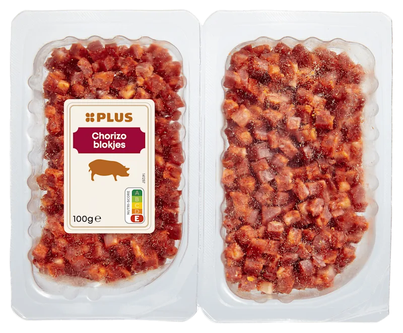 PLUS Chorizo blokjes