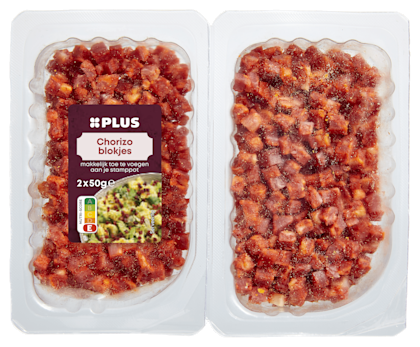 Chorizo blokjes