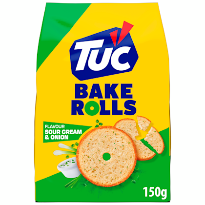 Tuc Bakerolls sour cream & onion