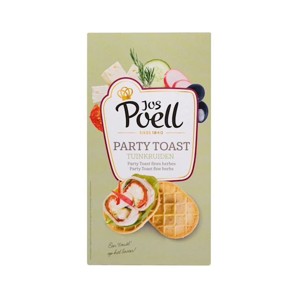 Jos Poell Party Toast Tuinkruiden