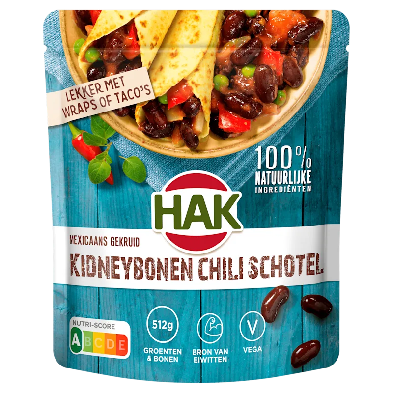 Hak Kidneybonen chili schotel