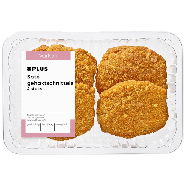 PLUS Satéschnitzels 4 stuks