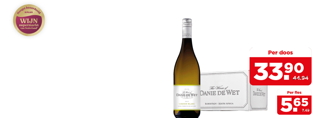 Danie de Wet Chenin Blanc White label 