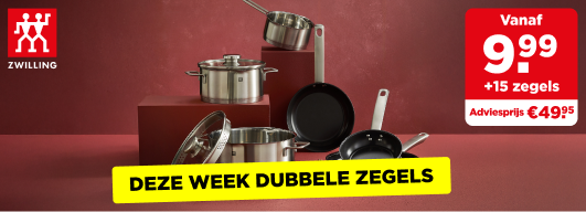 Spaaractie van ZWILLING met balk van Dubbele zegels.
