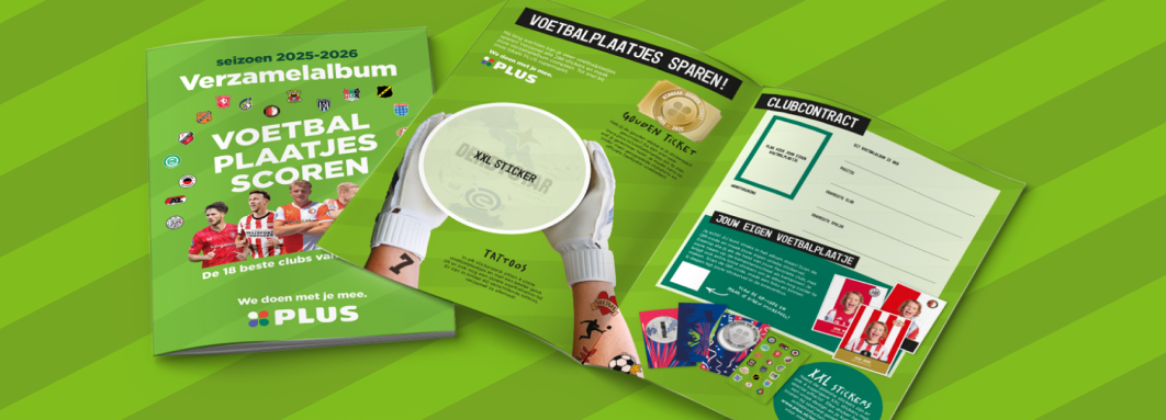 Verzamelalbum van de Voetbalplaatjes campagne.