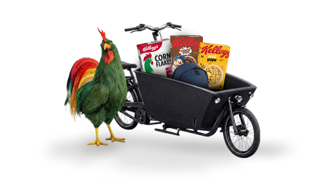 Maak kans op een Urban Arrow bakfiets of 1 jaar gratis Kellogg's!