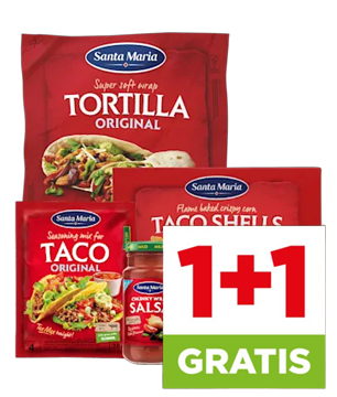 Santa Maria, 1+1 gratis