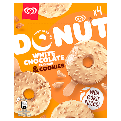 OLA White Chocolate Donut Stick 4x62ml