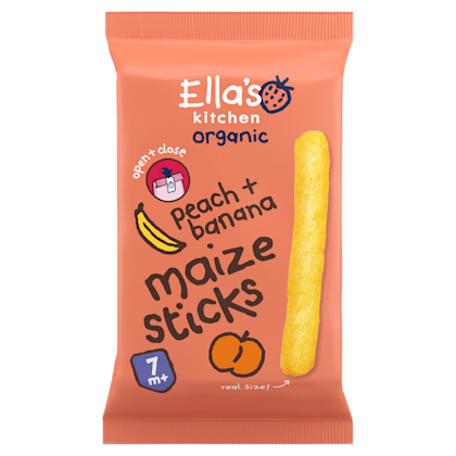 Ella's Kitchen Maize sticks perzik + banaan 7m+