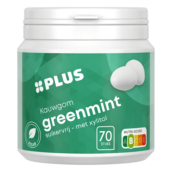 PLUS Kauwgom greenmint