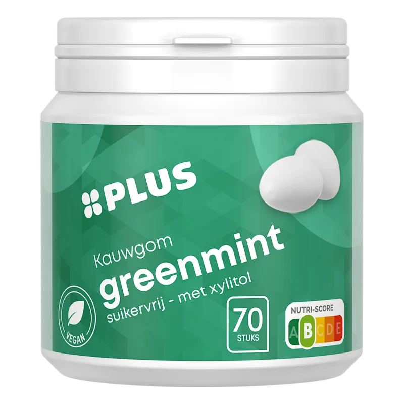 PLUS Kauwgom greenmint