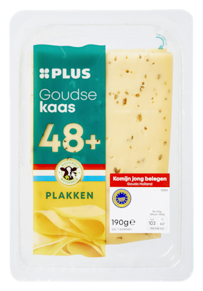 Goudse jong belegen komijn plakken