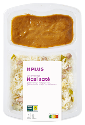 Nasi met kipsaté