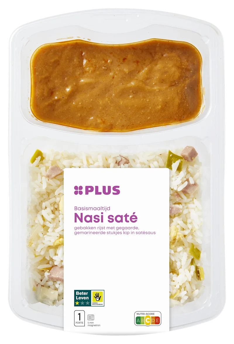 PLUS Nasi met kipsaté