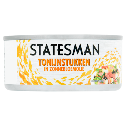 Tonijnstukken in zonnebloemolie