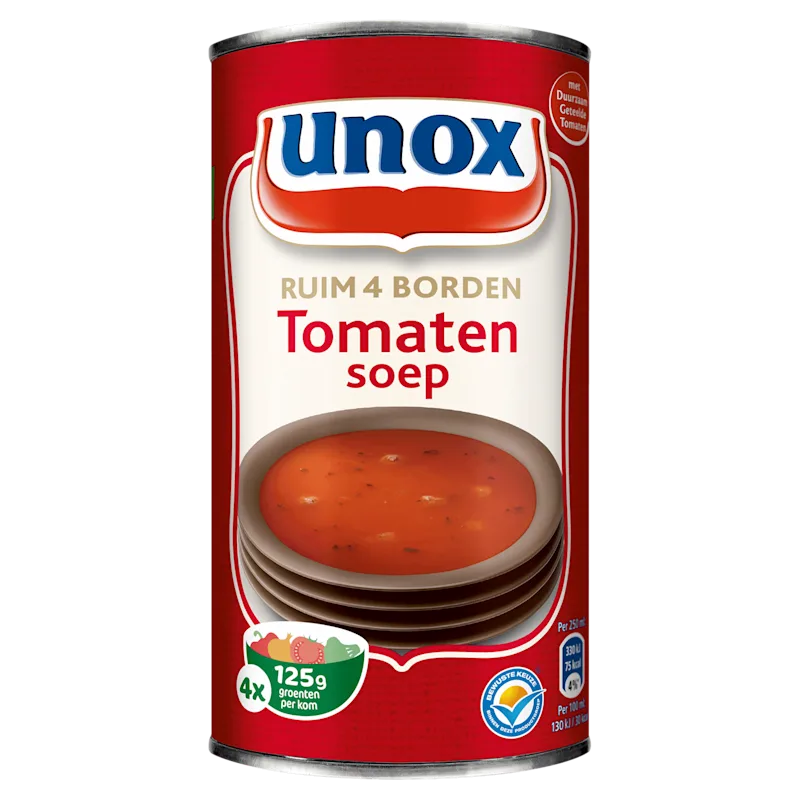 Unox Soep 4 kommen tomaat
