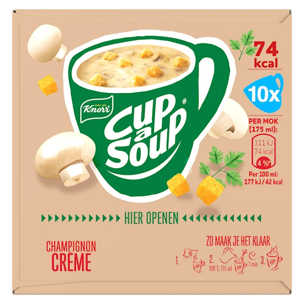 Knorr Cup a soup champignon creme