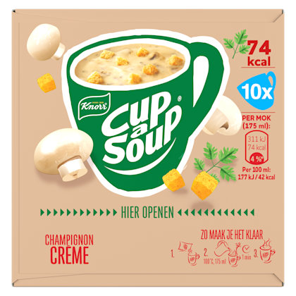 Cup a soup champignon creme