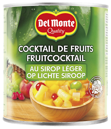 Fruitcocktail op siroop