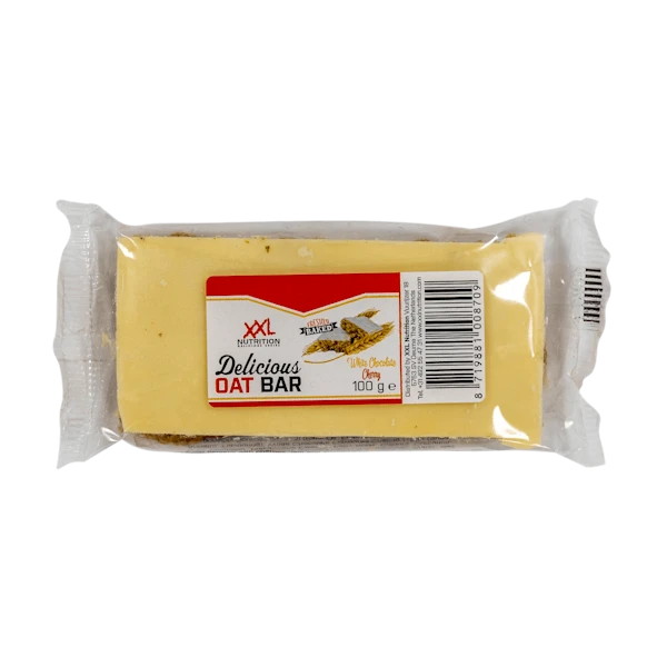 XXL Nutrition Delicious oat bar witte chocolade kers