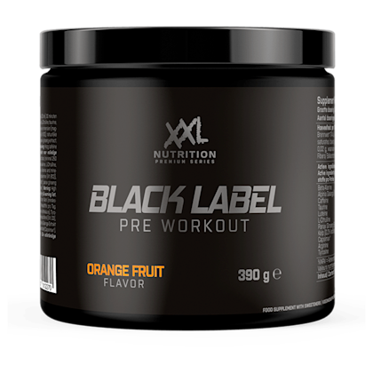 Black label orange fruit
