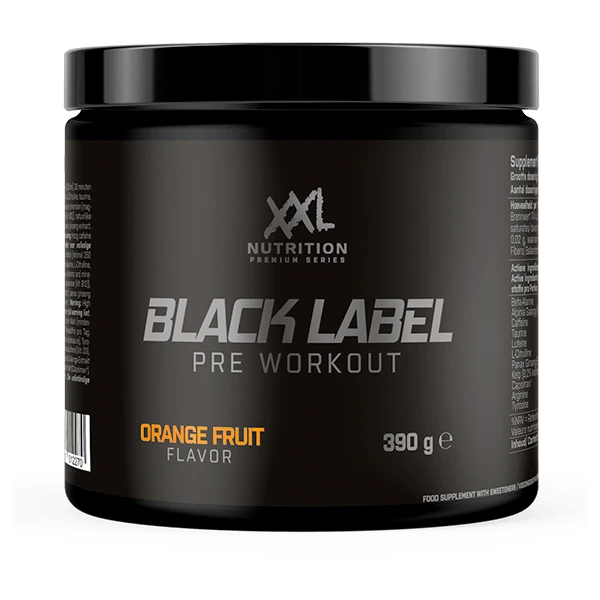 XXL Nutrition Black label orange fruit