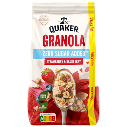 Granola Strawberry Blueberry