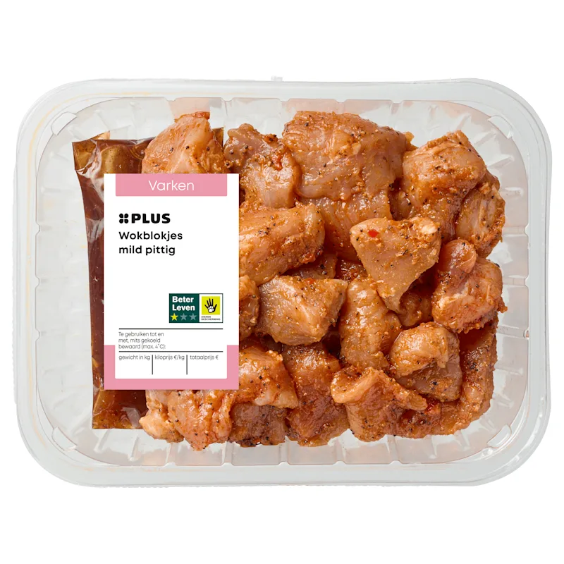 PLUS Boerentrots Wokblokjes mild pittig