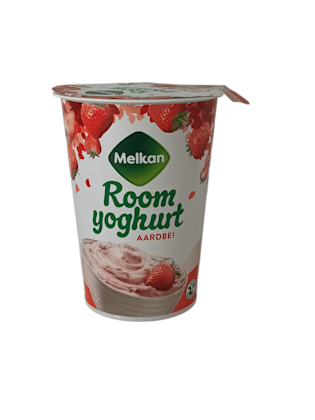 Roomyoghurt aardbei