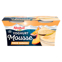 Almhof Yoghurt mousse perzik maracuja