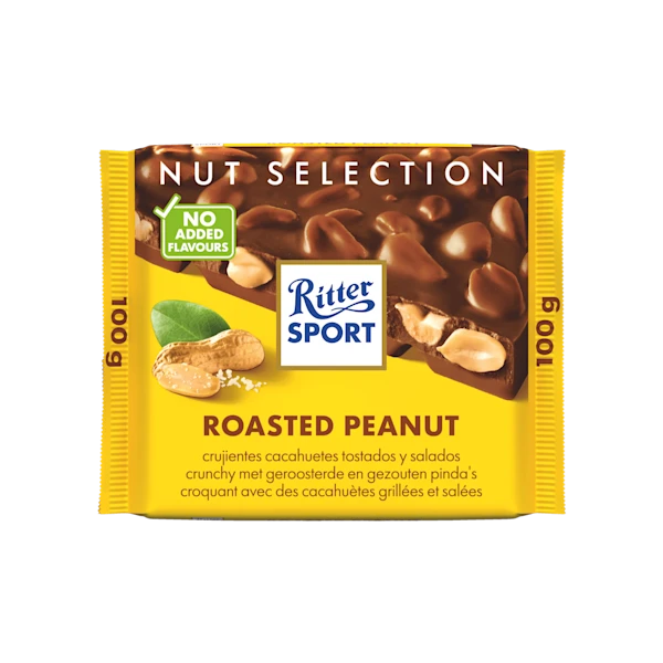 Ritter Sport Chocoladereep geroosterde pinda's