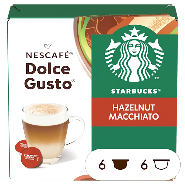 Starbucks Nescafé Dolce Gusto hazel macc