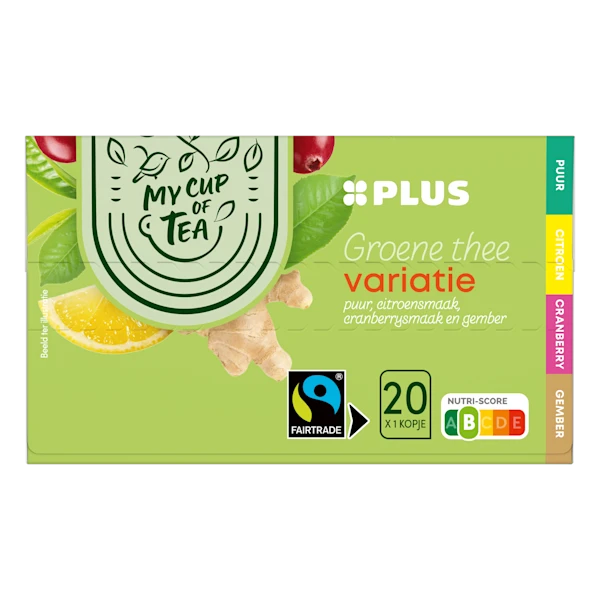 PLUS Groene thee variatie mix 1.5g