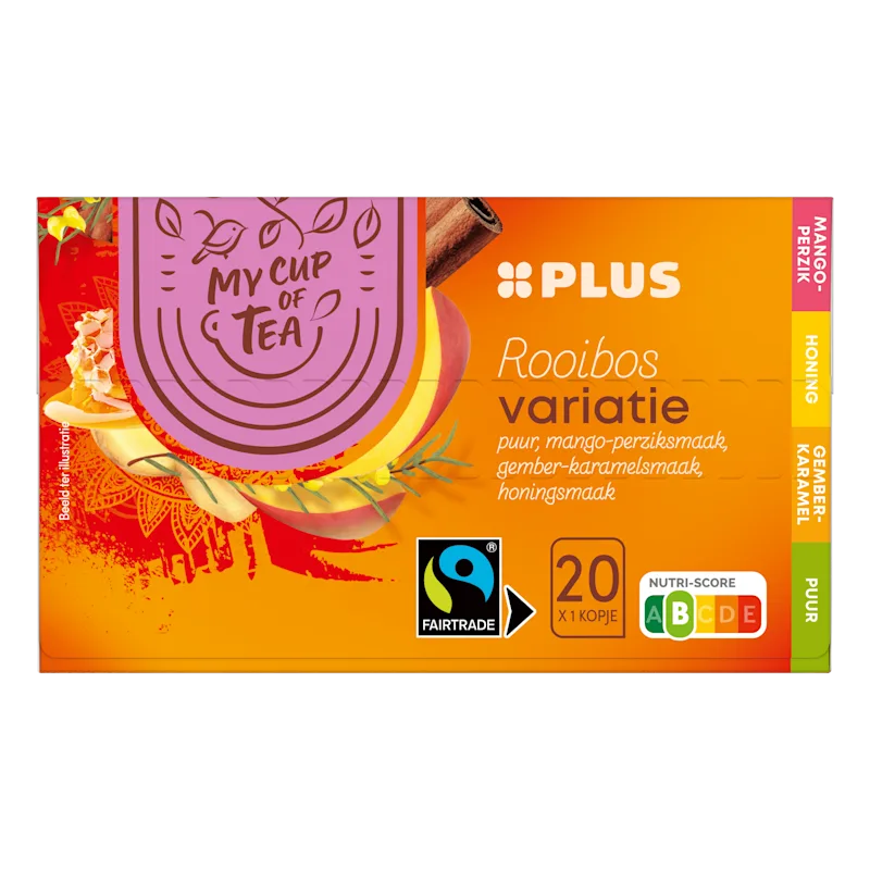 PLUS Rooibos thee variatie mix 1.5g