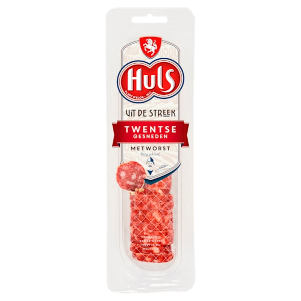 Huls Gesneden Twentse metworst