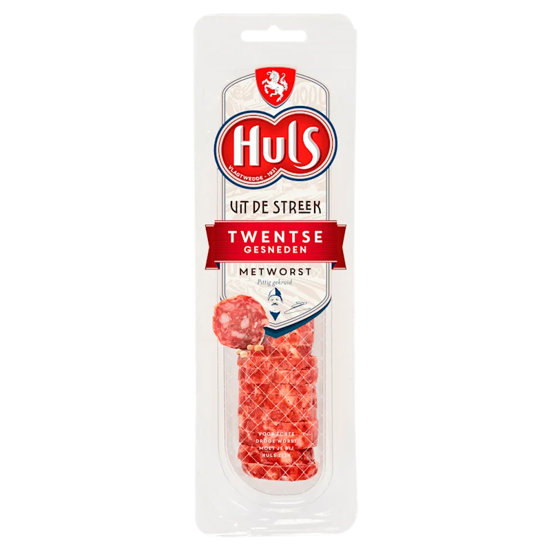 Huls Gesneden Twentse metworst