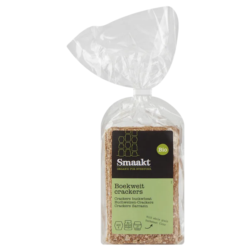 Smaakt Bio Boekweit Crackers 200 g