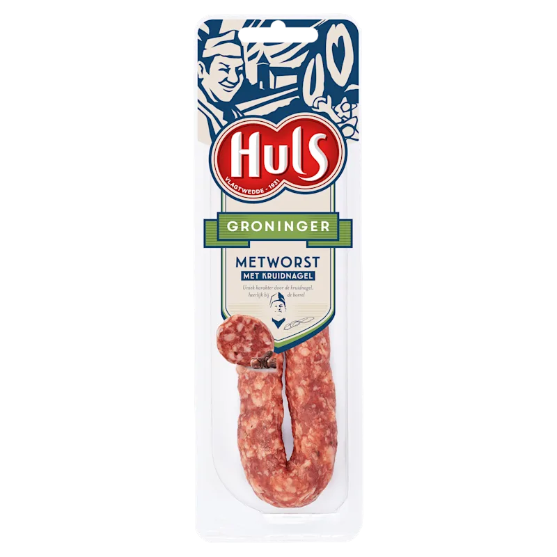 Huls Groninger metworst