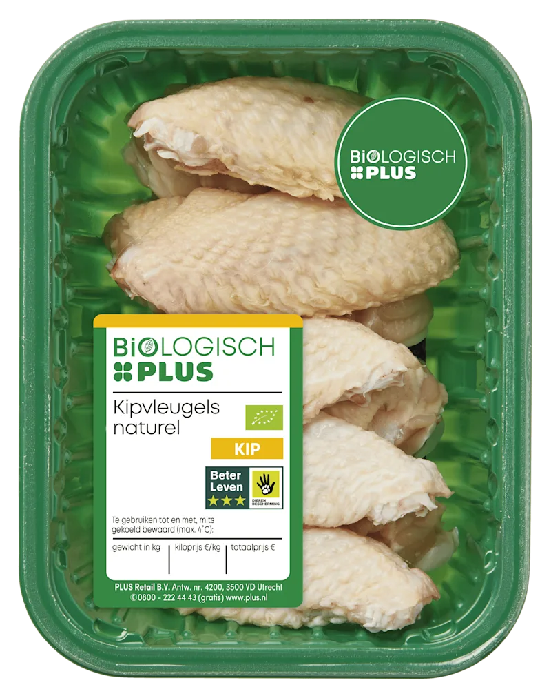 Biologisch PLUS Kipvleugels naturel