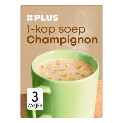 Plus 1 kops soep champignon