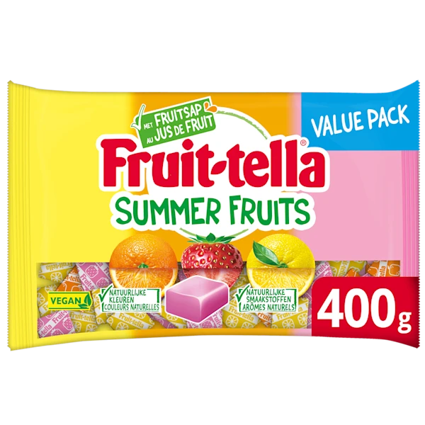 Fruittella Fruity summerfruits vegan